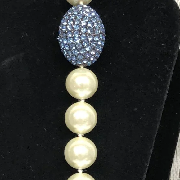 Joan Boyce Multi color Crystal and Faux Pearl Statement Piece ** - Picture 7 of 9